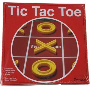 Tic Tac Toe Pressman Game Board